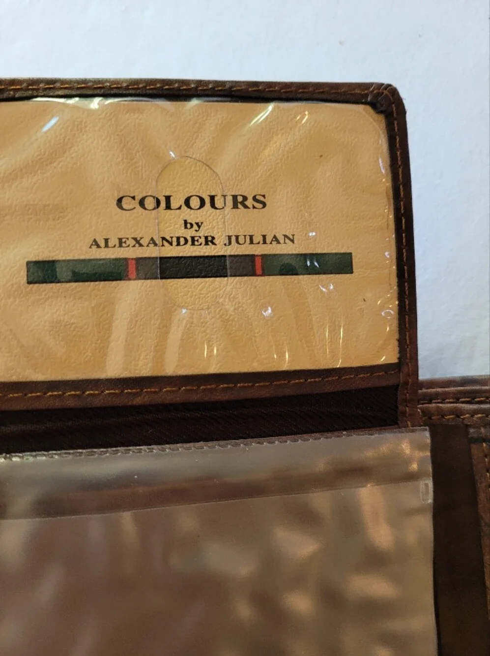 Colours By Alexander Julian Brown Leather Bifold Wallet